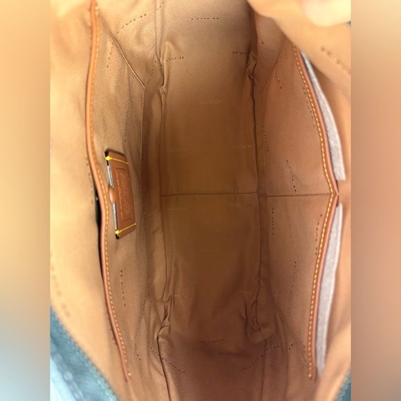 Coach Black Cary Shoulder Bag gunmetal NWT - Picture 8 of 15